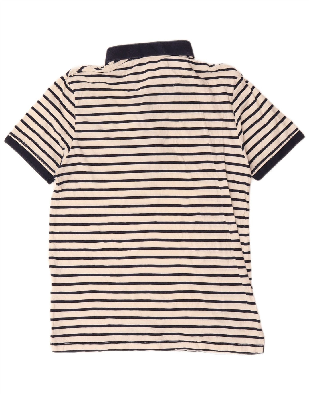 Lyle & Scott Polo Rugby Homme Coton Rayé Blanc Moyen