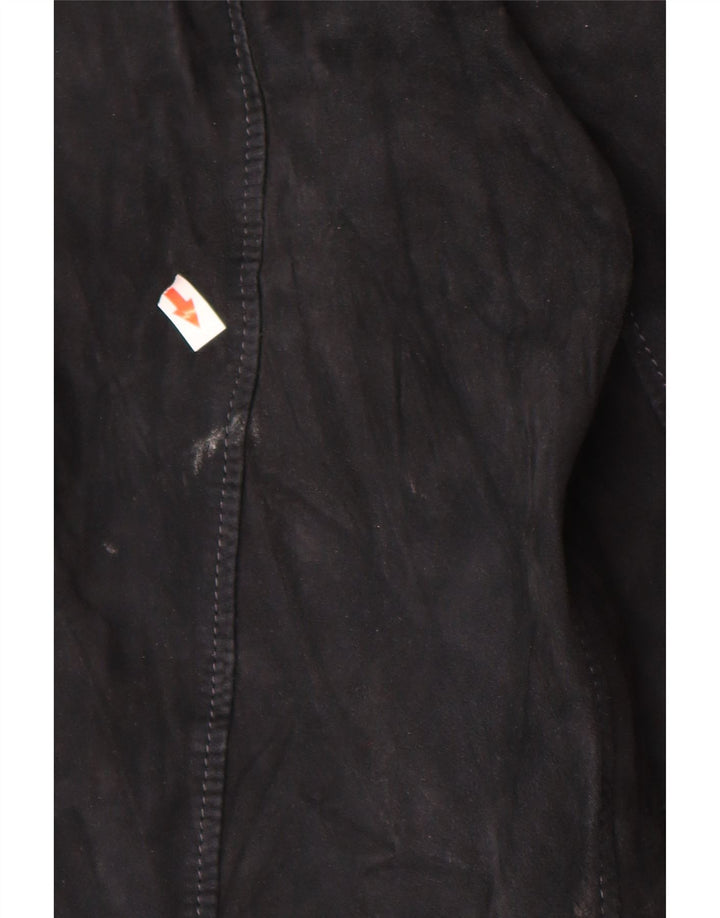 Jeckerson Veste bomber en daim pour femme UK 18 XL Bleu marine