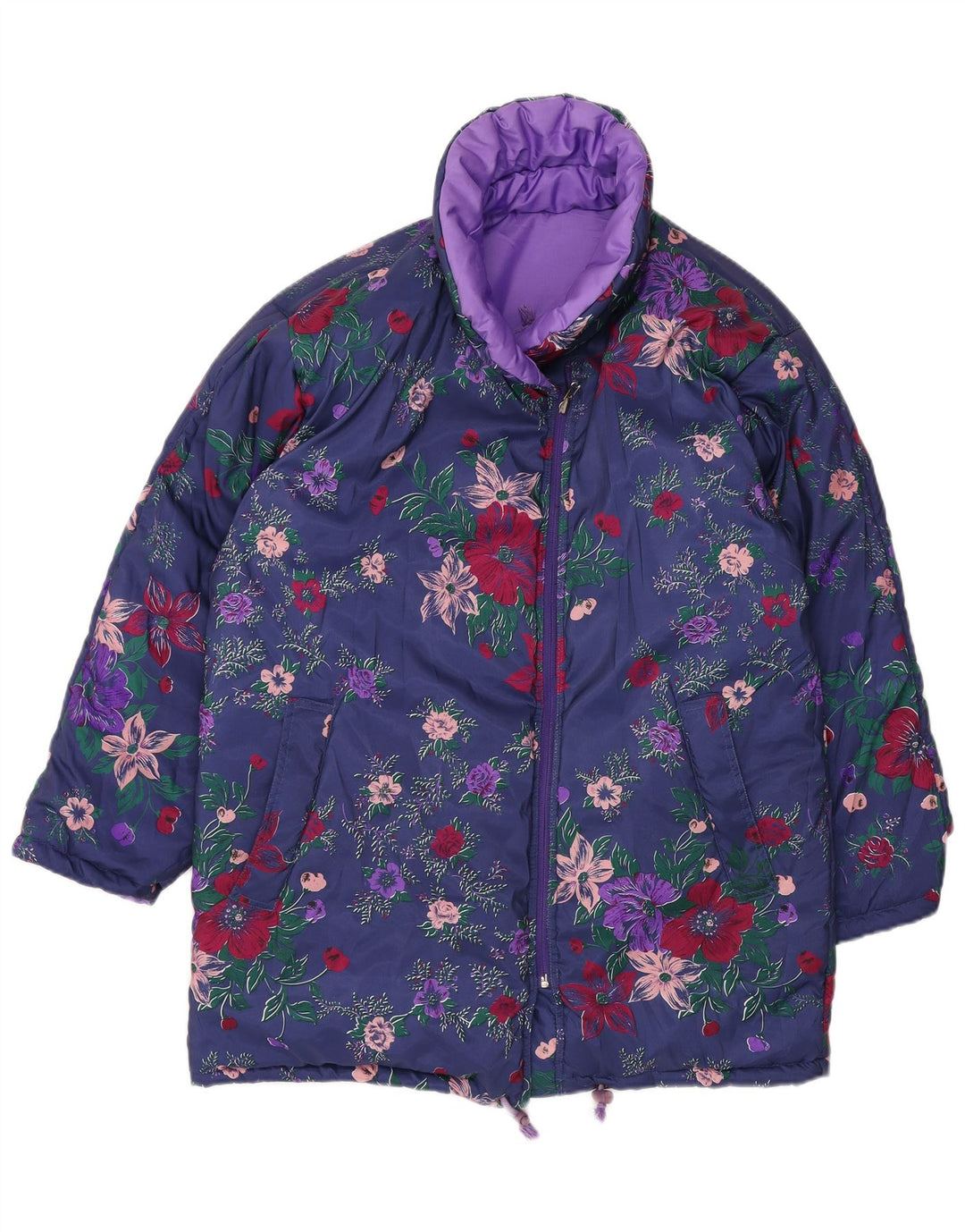 Stratos Veste de ski réversible surdimensionnée pour femme EU 44 XL Violet Polyester
