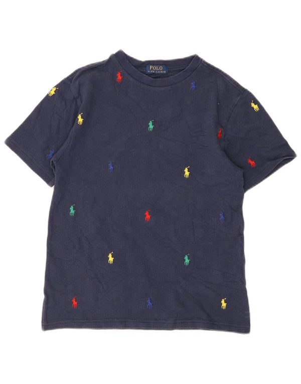 Polo Ralph Lauren T-shirt graphique pour garçon 9-10 ans Bleu marine