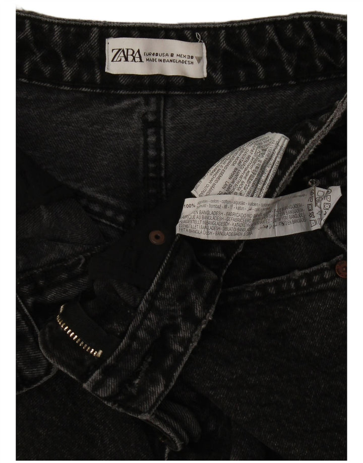 Zara Short en jean pour femme EU 40 Medium W30 Gris Coton