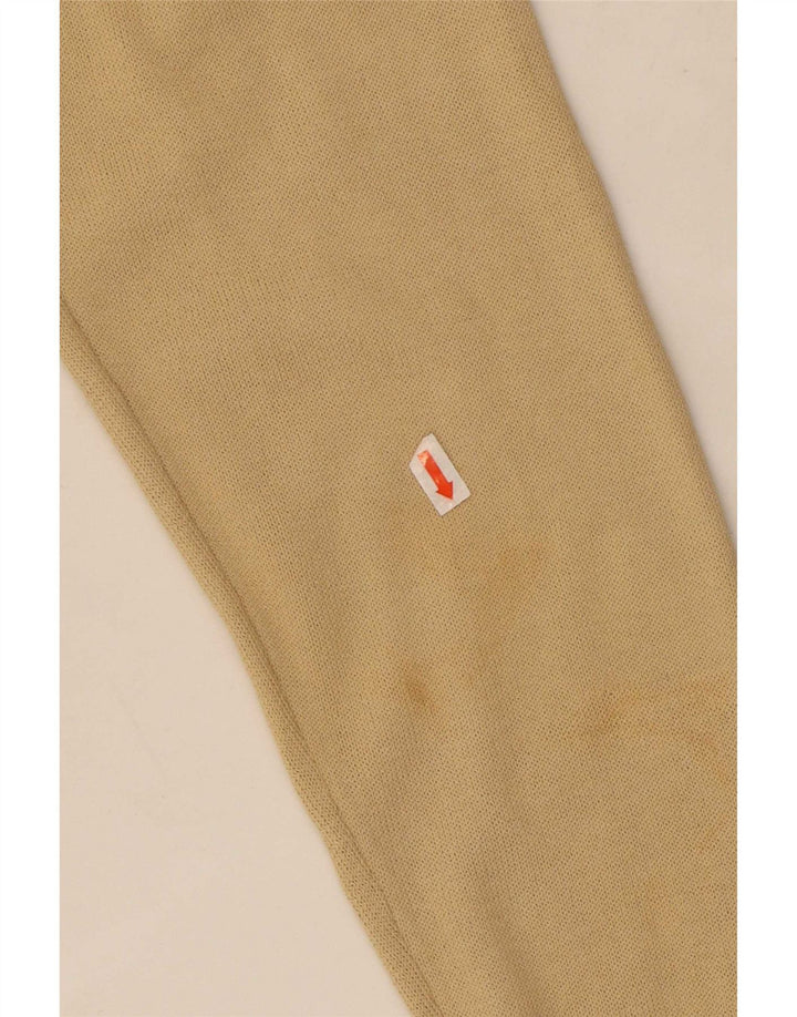 Les Copains Femme Pull Long Col Boutonné IT 44 Beige Moyen