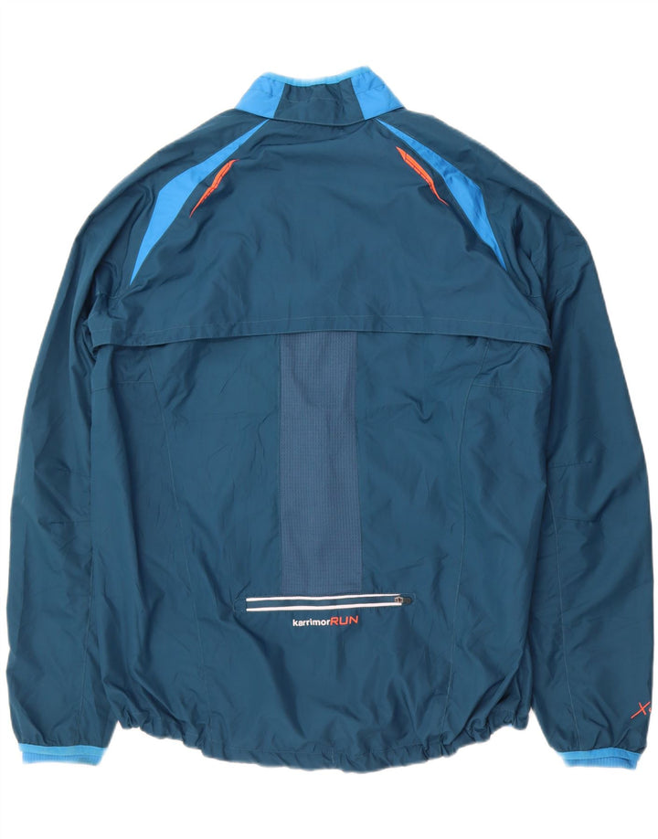 Karrimor Veste de survêtement pour homme UK 40 Large Bleu Colorblock Polyester