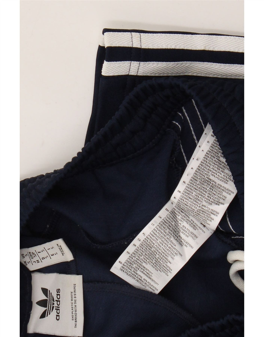 Adidas Short de sport pour homme Petit bleu marine Polyester