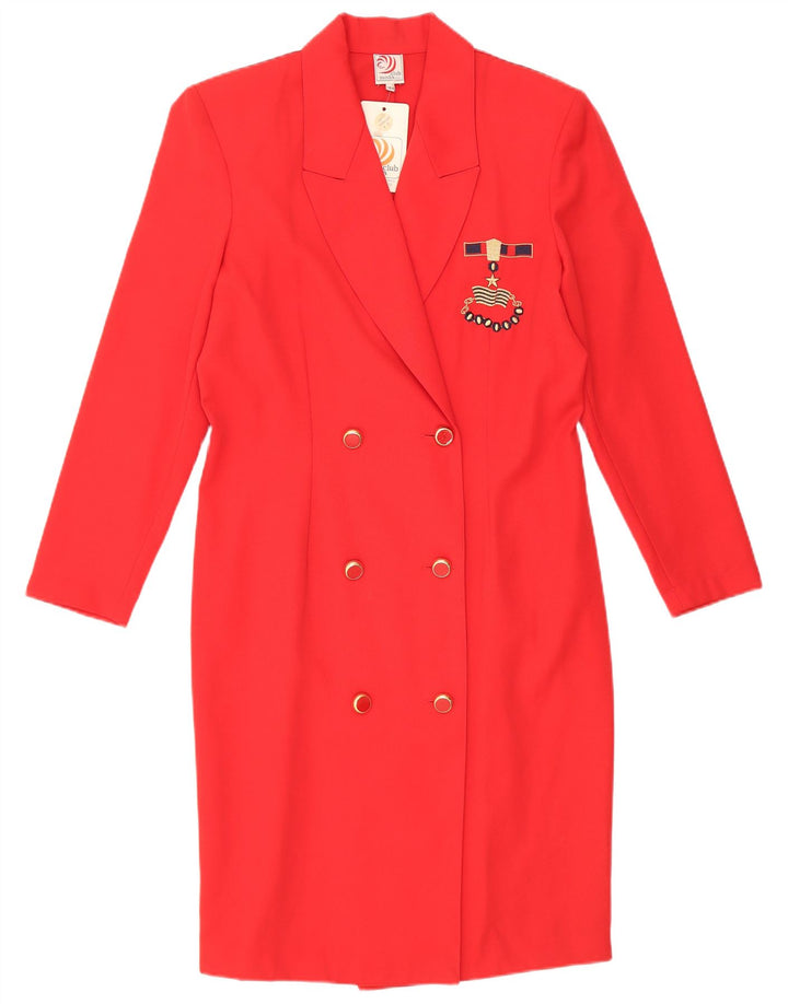 Robe fourreau femme vintage IT 44 Rouge Moyen