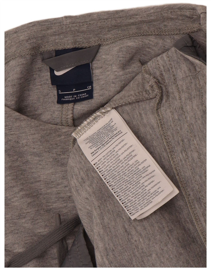 Nike Womens Crop Sweatshirt Jumper UK 10 Petit Gris Coton