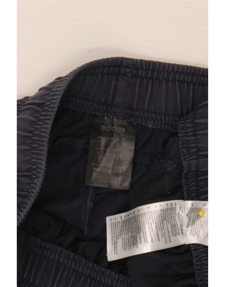 Adidas Short de sport graphique pour homme en coton bleu marine moyen