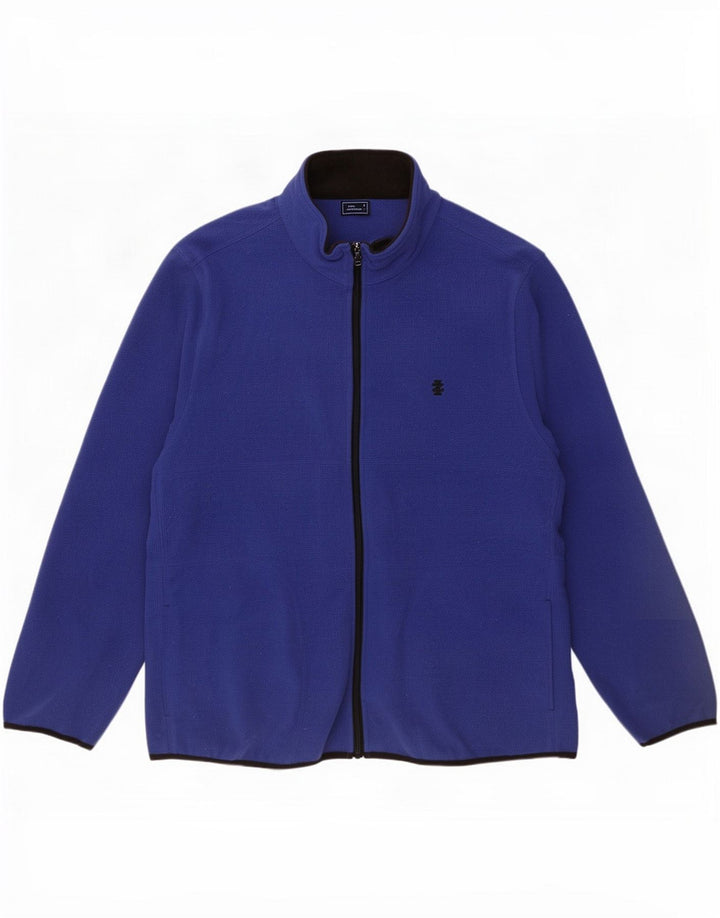 Izod Veste polaire pour homme UK 40 Large Bleu