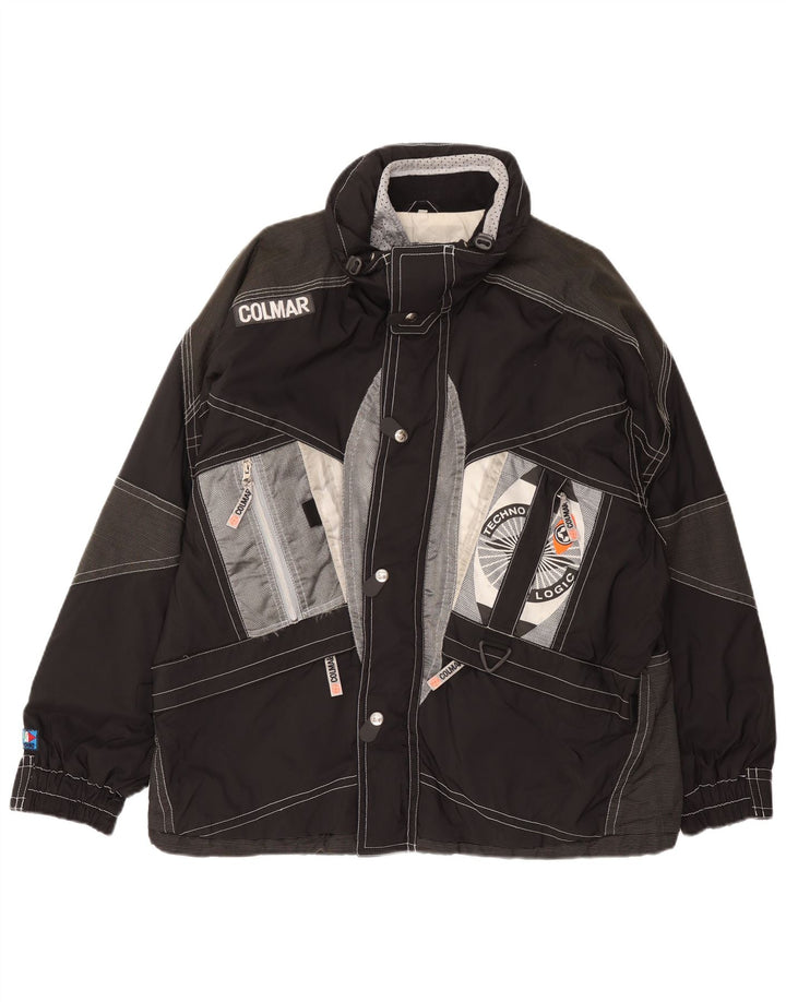 Colmar Veste de ski à capuche pour homme IT 52 Large Black Colourblock