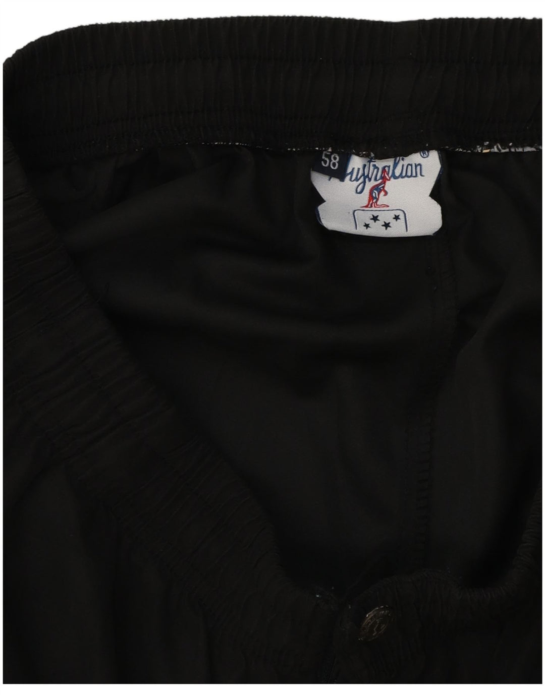 AUSTRALIAN L'ALPINA Short de sport pour homme IT 58 2XL Noir Polyester