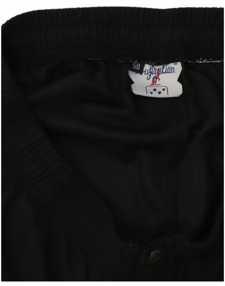 AUSTRALIAN L'ALPINA Short de sport pour homme IT 58 2XL Noir Polyester