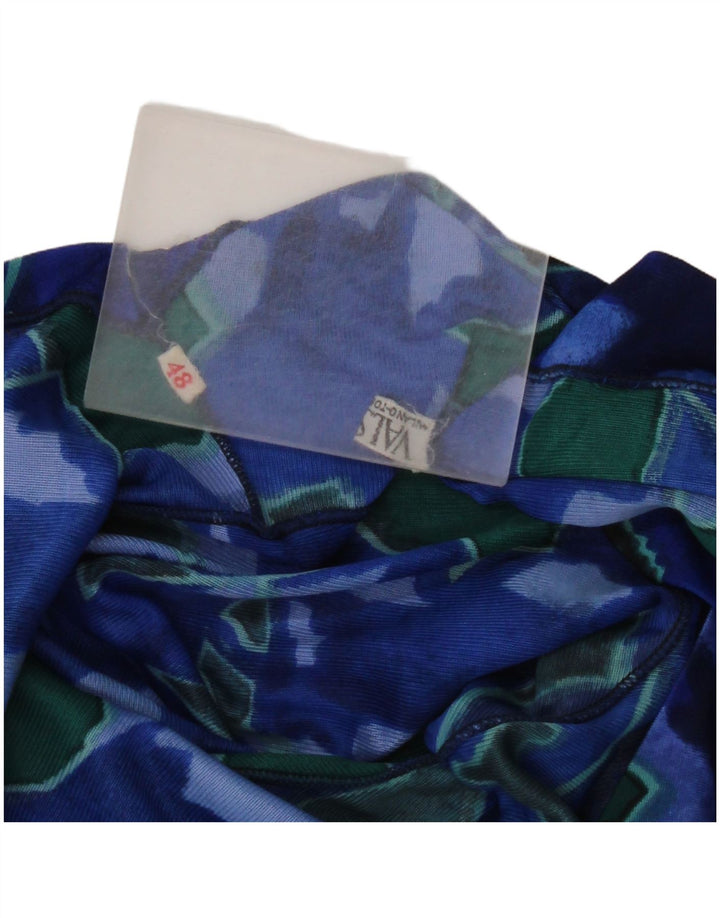 Valstar Haut à motif abstrait pour femme Manches 3/4 UK 18 XL Bleu