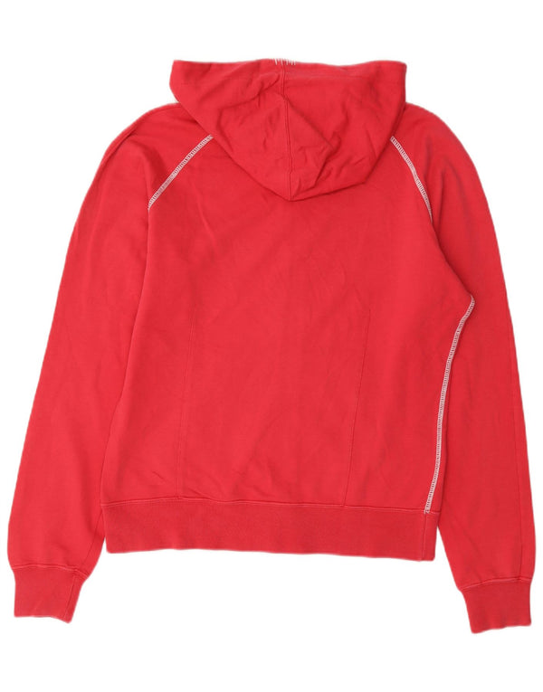 Champion Pull à capuche zippé Heritage Fit Graphic pour femme UK 16 Large Rouge