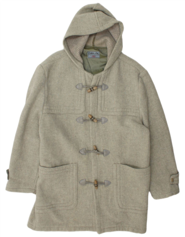 Duffle-coat à capuche zippé pour homme UK 42 XL Kaki Laine