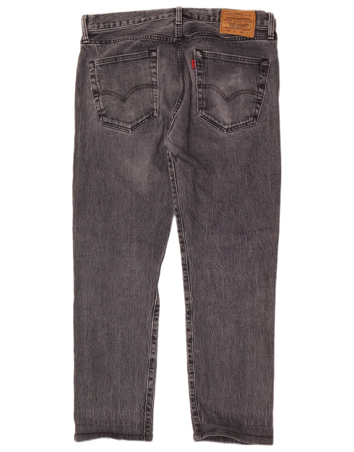 Levi's Jean Droit 501 Homme W33 L28 Gris Coton