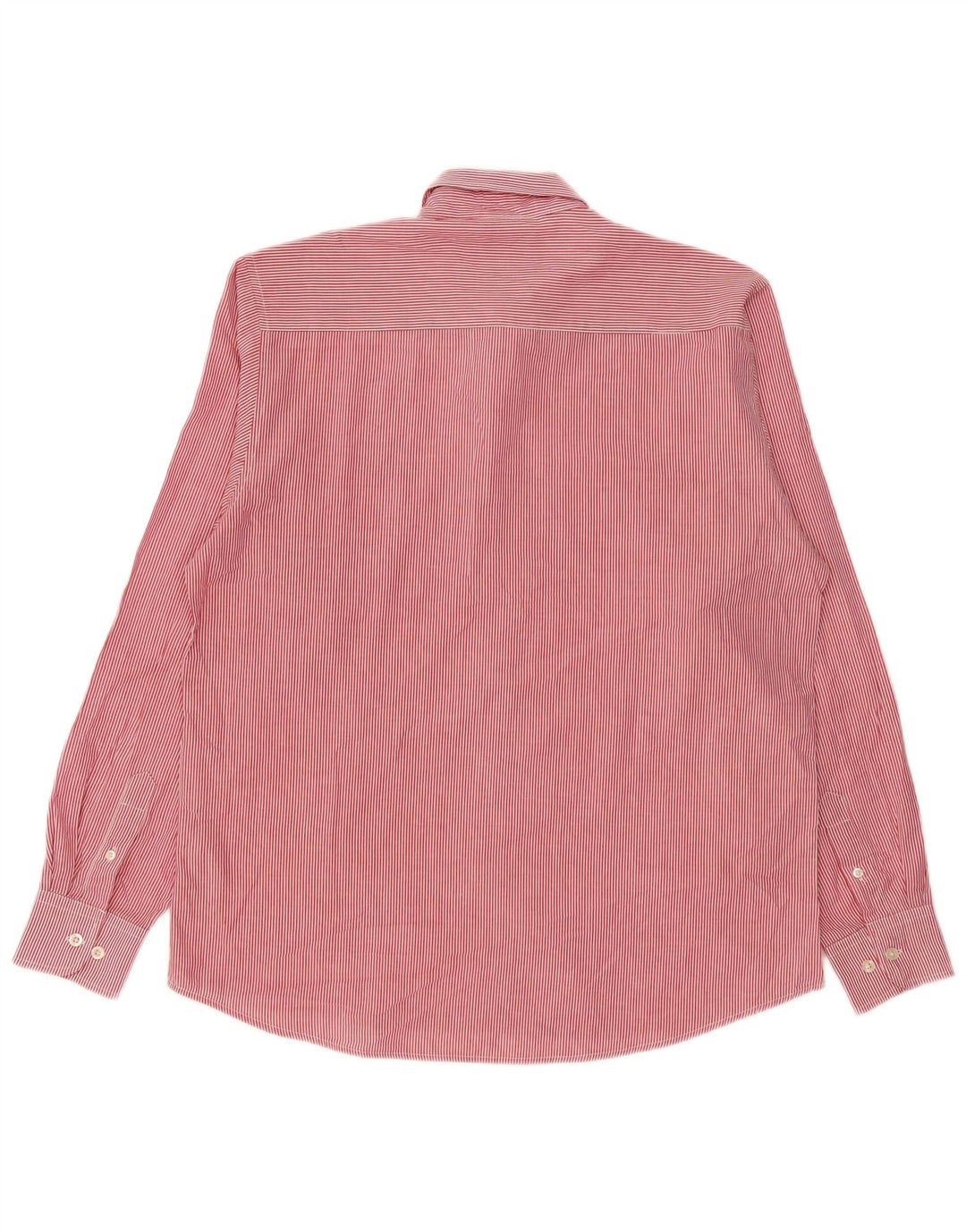 Pierre Cardin Chemise coupe régulière pour homme XL en polyester à fines rayures rouges