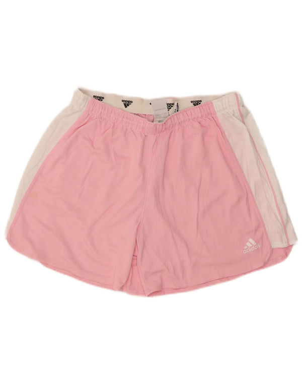 ADIDAS Short de sport Climalite pour femme UK 14 Large Rose Colourblock