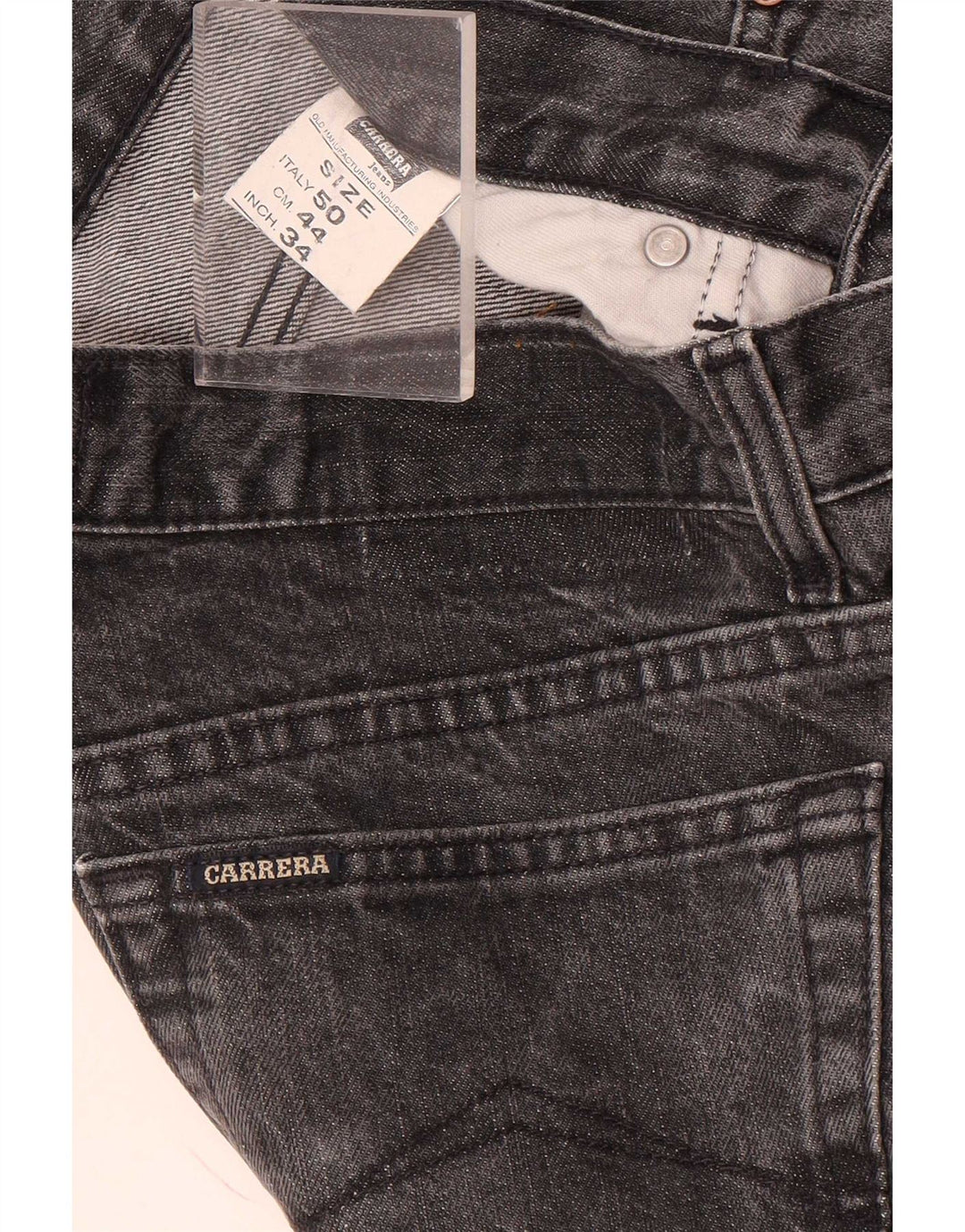 Carrera Jean Droit W34 L30 Gris Coton Homme