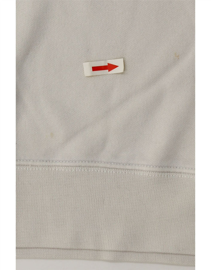 Champion Pull à Capuche Graphique Homme Blanc Moyen Coton