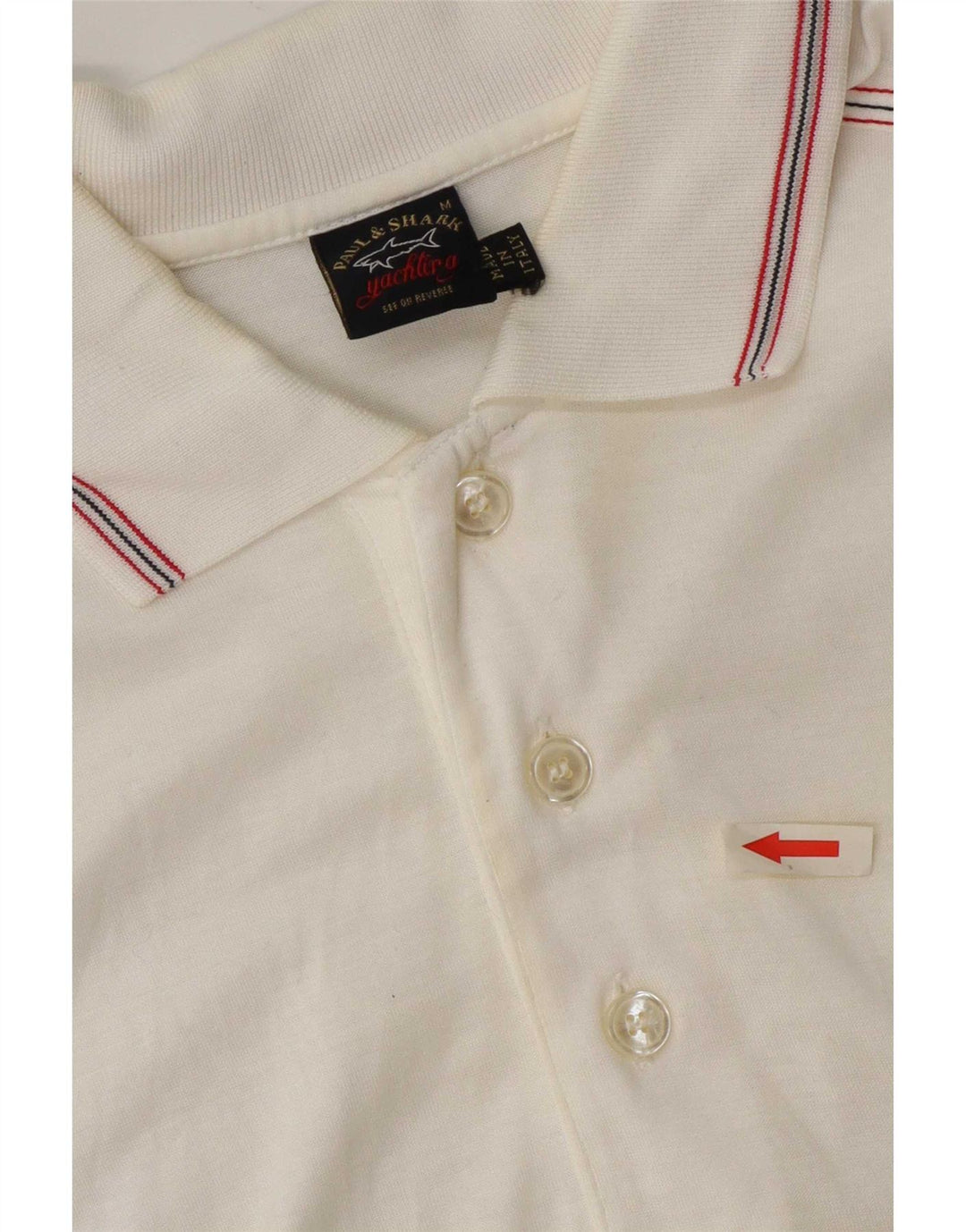 Paul & Shark Polo Homme Blanc Moyen Coton