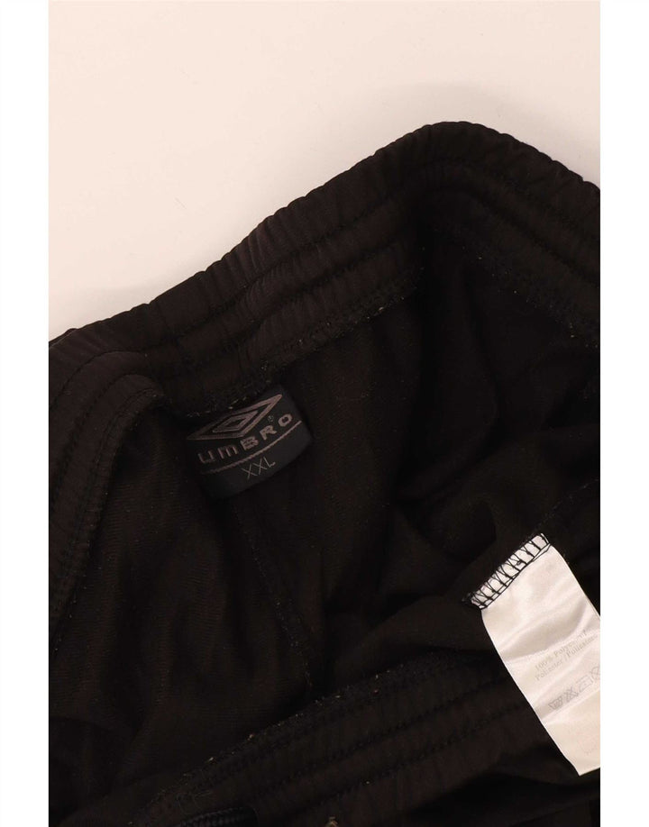 Umbro Pantalon de survêtement graphique pour homme 2XL Noir Polyester