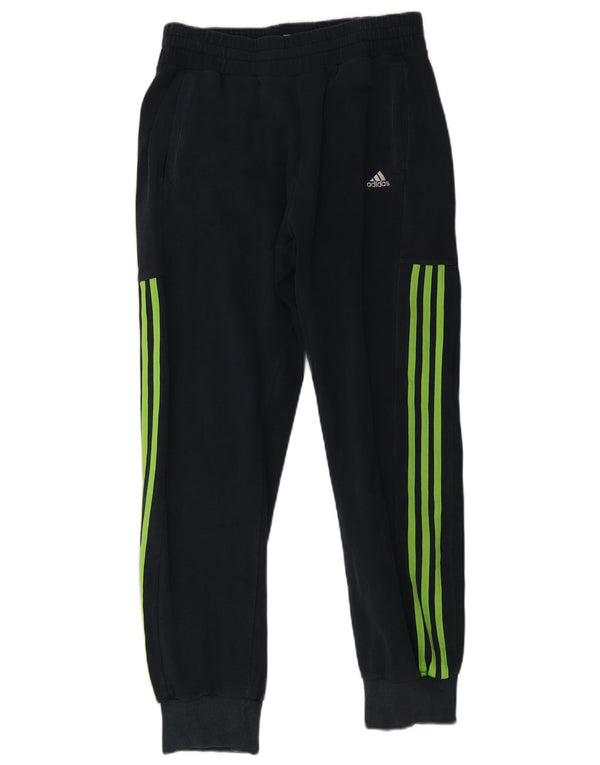 Adidas Pantalon de survêtement pour homme Joggers UK 42/44 Large Bleu marine Coton