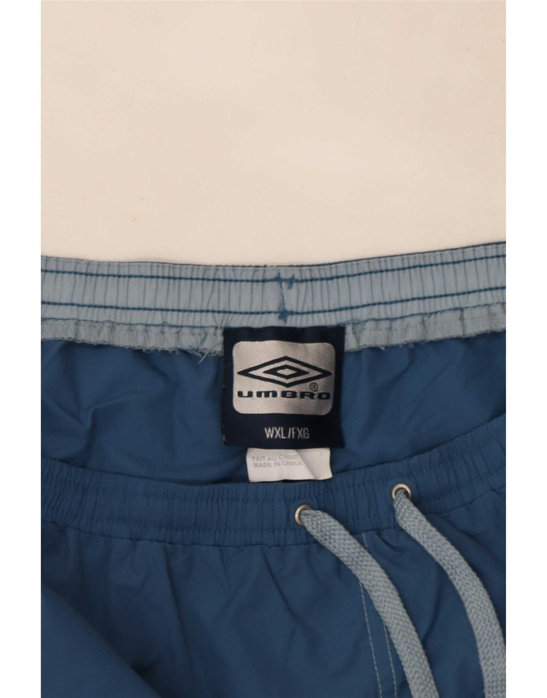 Umbro Short de Bain Femme UK 18 XL Bleu Polyester
