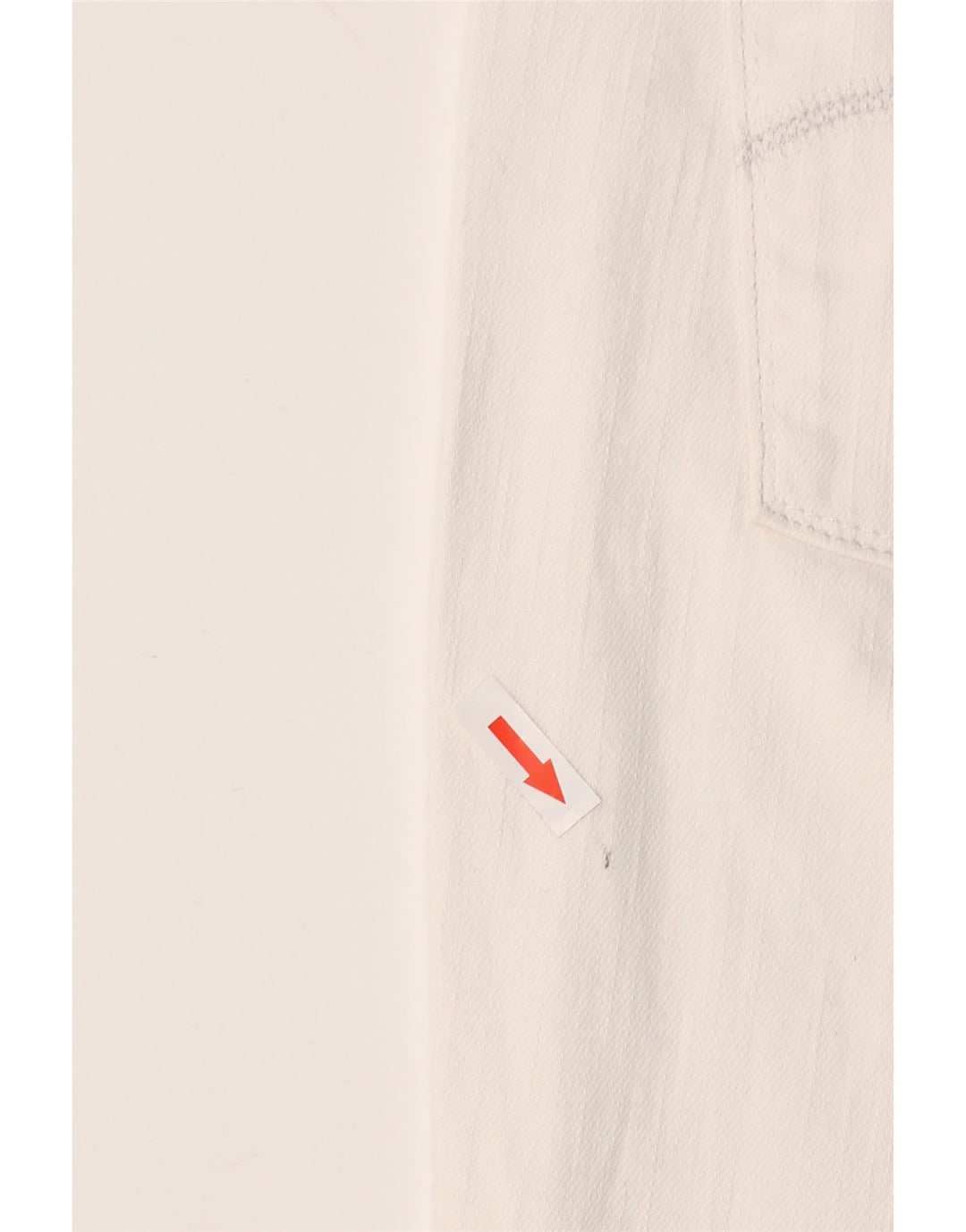 LEVI'S Jean Capri 515 pour femme US 14 Large W36 L20 Coton Blanc