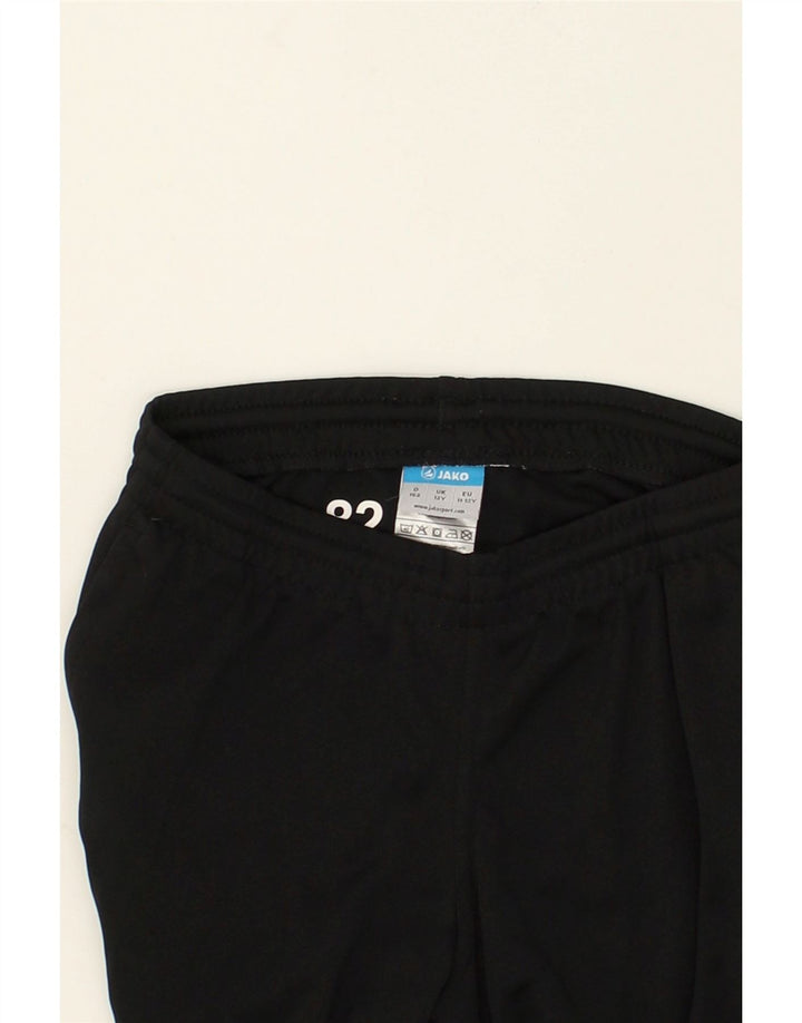 JAKO Boys Tracksuit Trousers 11-12 Years Black Polyester | Vintage Jako | Thrift | Second-Hand Jako | Used Clothing | Messina Hembry 