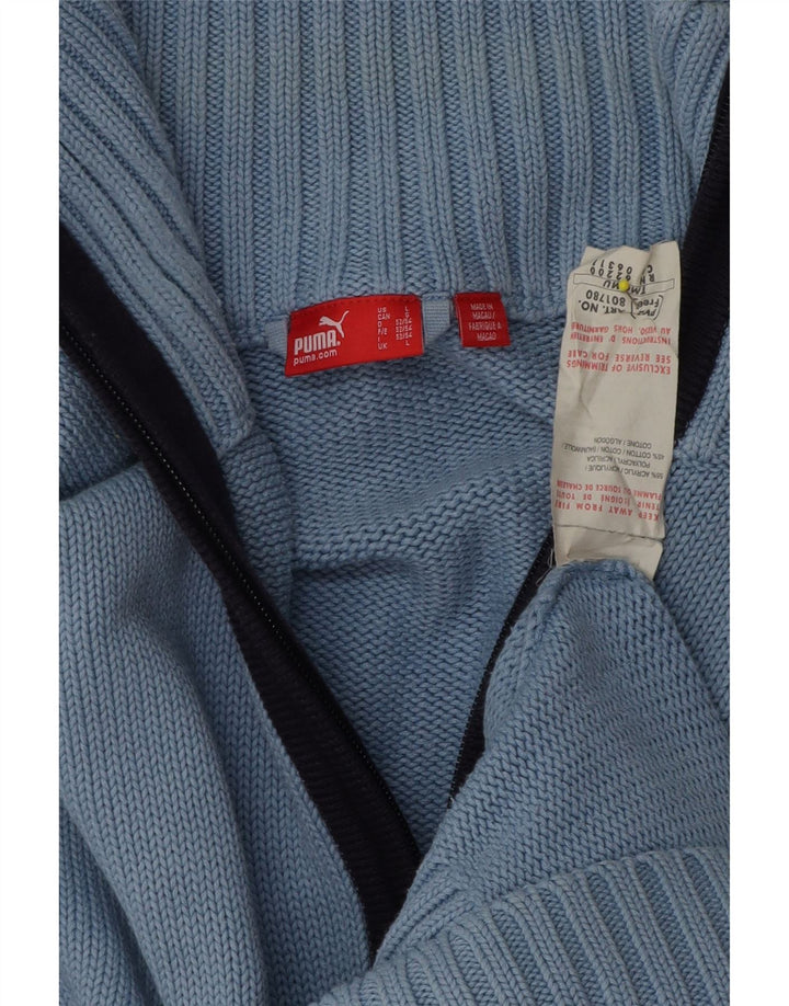 Puma Pull Cardigan Homme Grand Bleu Acrylique