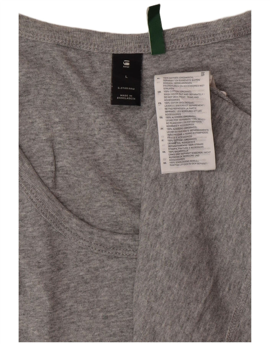 G-STAR Débardeur Homme Large Gris Coton