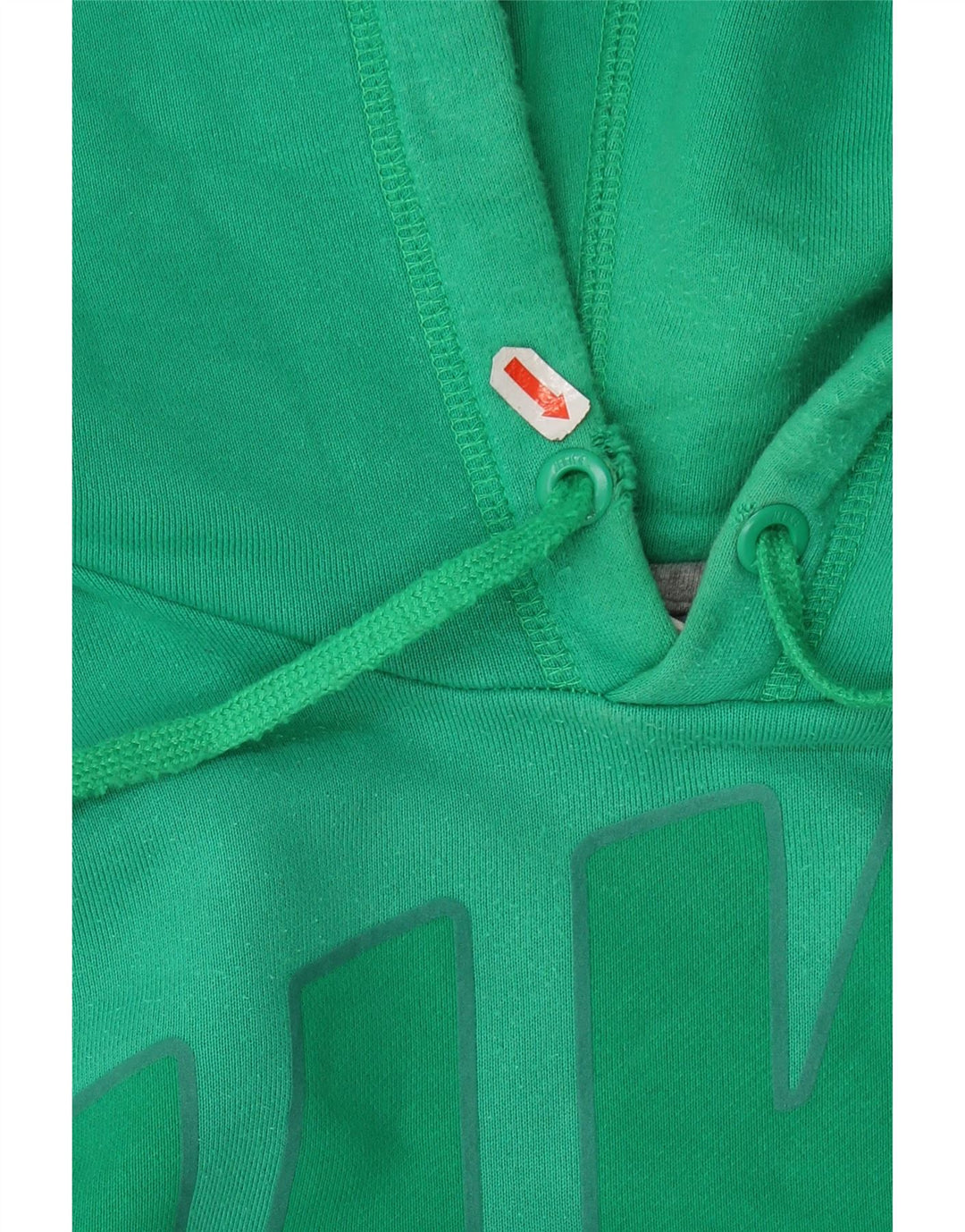 Nike Pull à capuche graphique en coton vert moyen pour homme