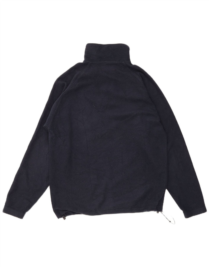 KAPPA Pull Polaire Col Zippé Homme Bleu Marine Moyen