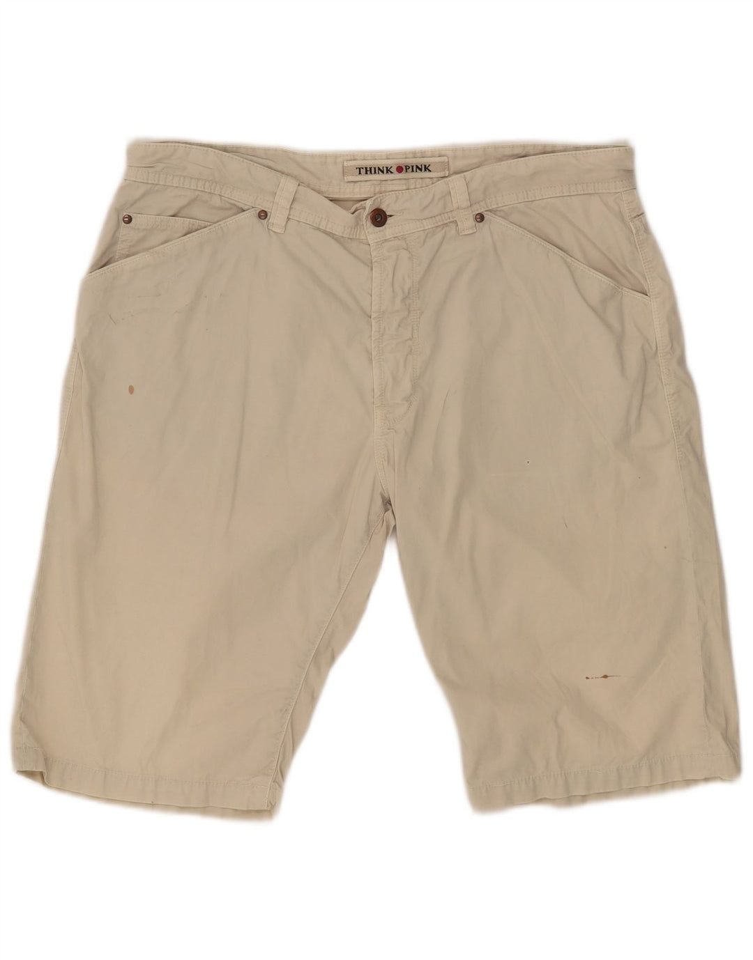 Think Pink Short Chino Homme W36 Grand Beige