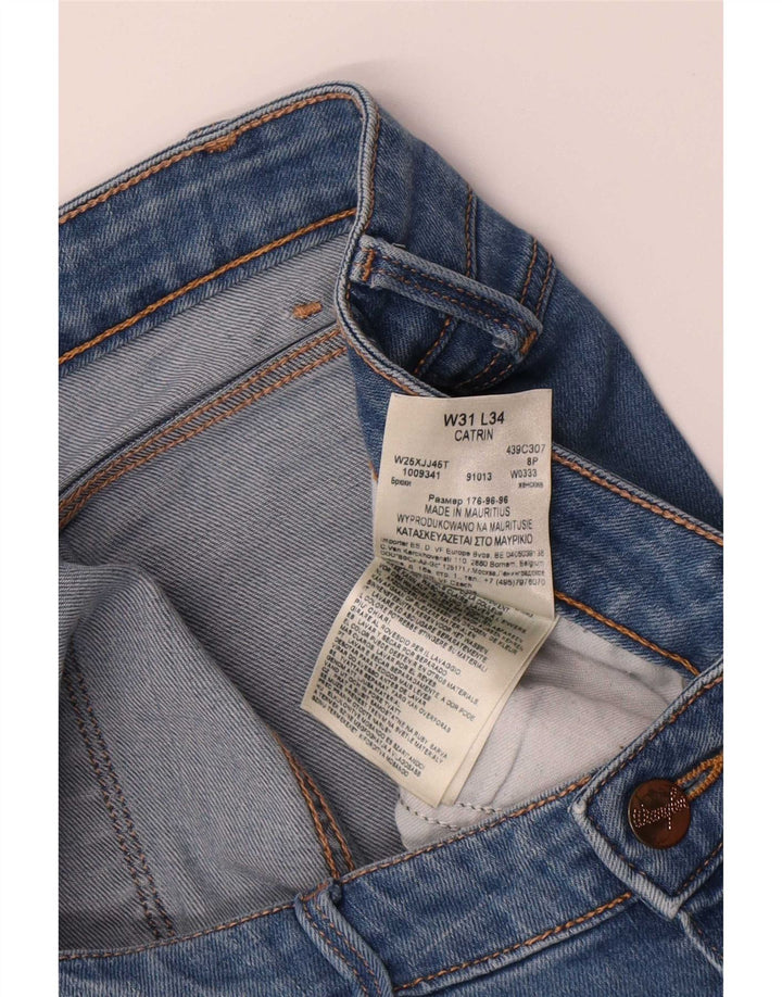 Wrangler Jean Bootcut Catrin Femme W31 L30 Bleu Coton