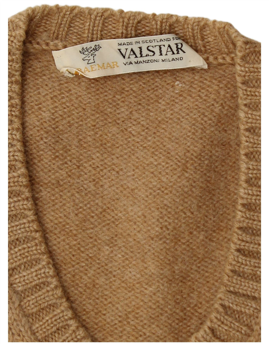 Valstar Pull col V pour homme Beige Taille L