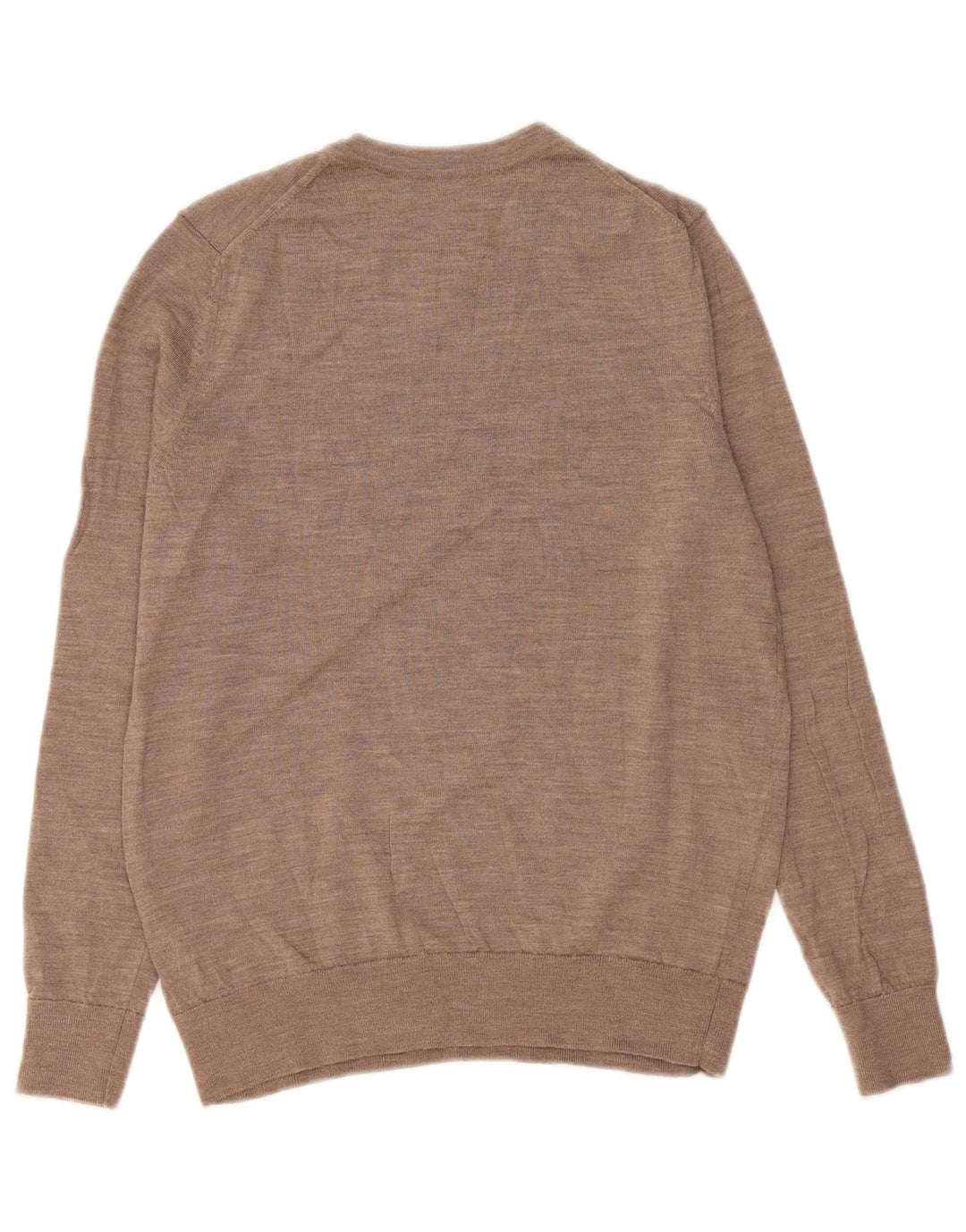 Marks & Spencer Pull à col rond pour femme UK 14 Marron moyen moucheté
