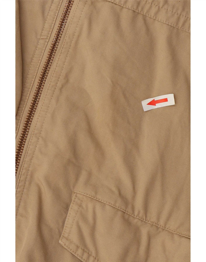 Zara Veste Bomber Homme UK 42 XL Coton Beige