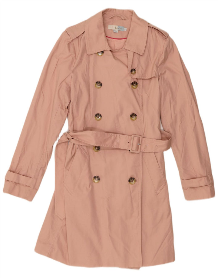 Trench-coat Boden pour femme UK 40 Small Rose Coton