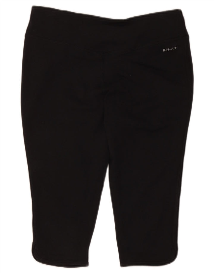 Nike Legging Capri Dri Fit pour femme UK 12/14 Noir moyen