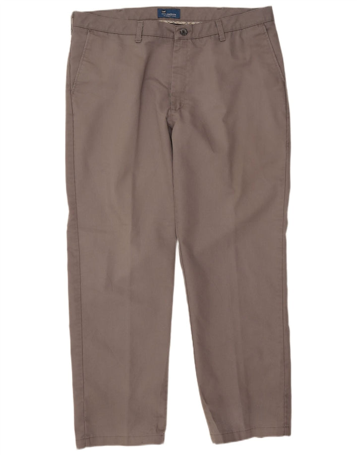 Lee Pantalon Chino Droit Coupe Classique Homme W40 L32 Gris Polyester