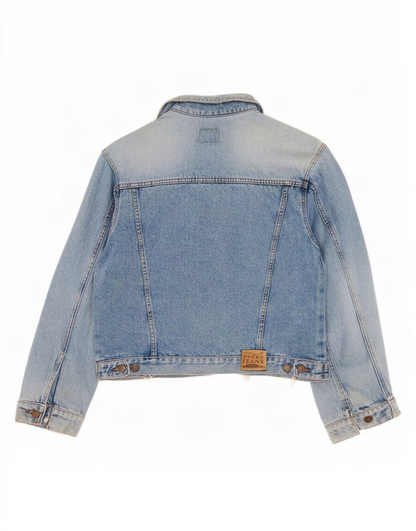 veste en denim homme vintage UK 42 XL Coton Bleu
