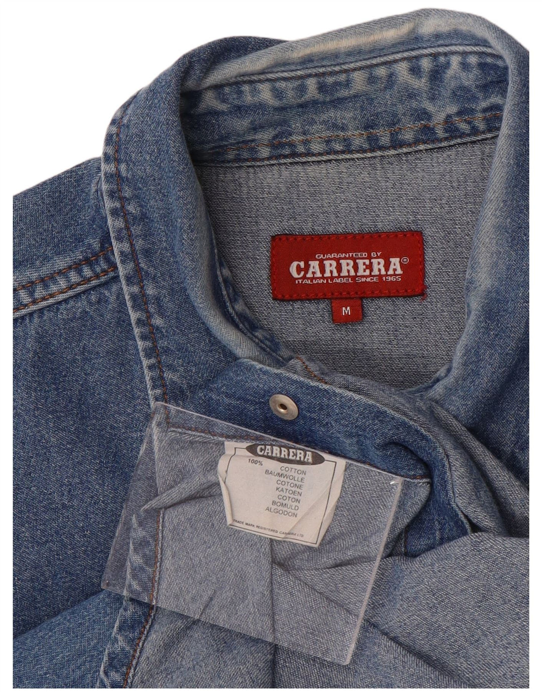 CARRERA Chemise En Jean Bleu Moyen Coton Homme