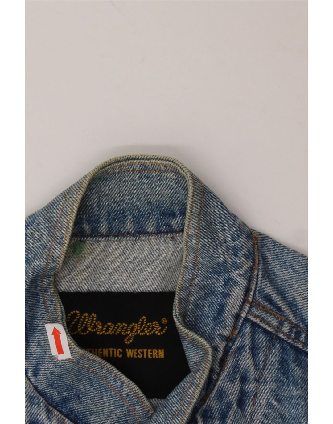 WRANGLER Gilet en jean coupe ample pour homme UK 36 Petit Bleu Coton