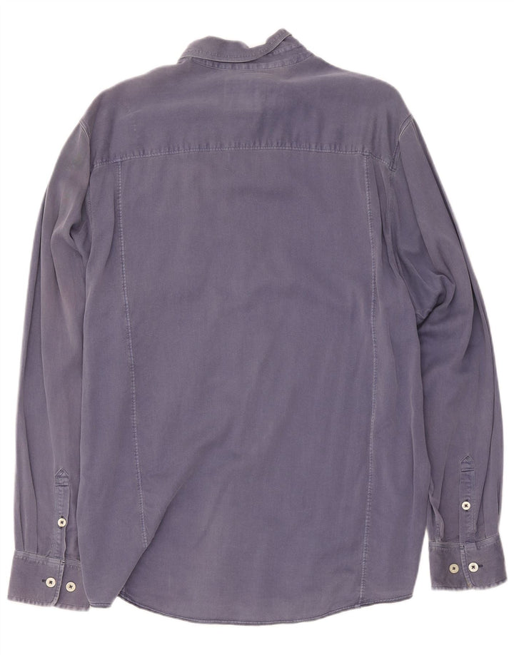 Tommy Bahama Chemise Homme Large Bleu Marine Coton
