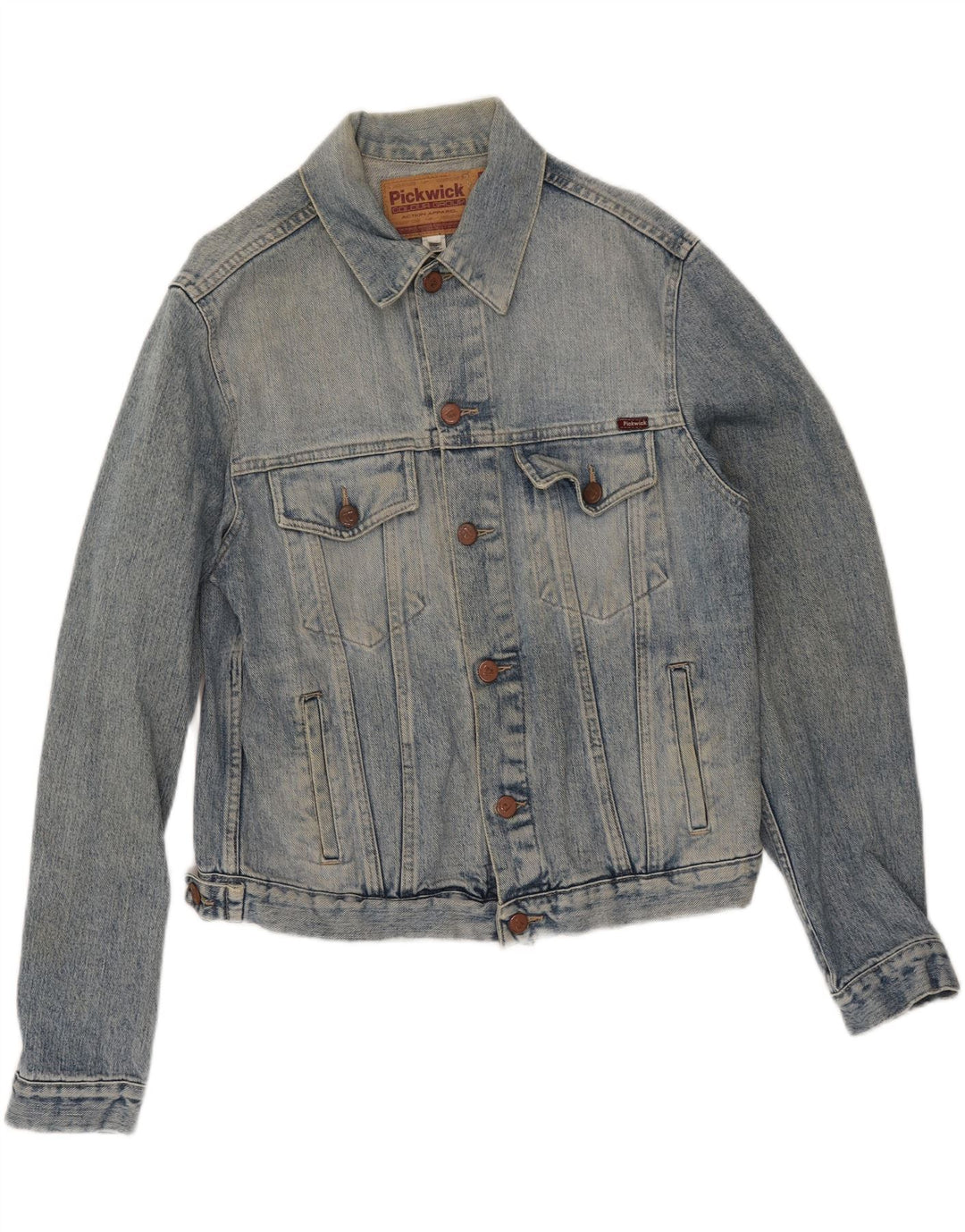 PICKWICK Boys Denim Jacket 11-12 Years XL Blue Cotton Vintage Pickwick and Second-Hand Pickwick from Messina Hembry 
