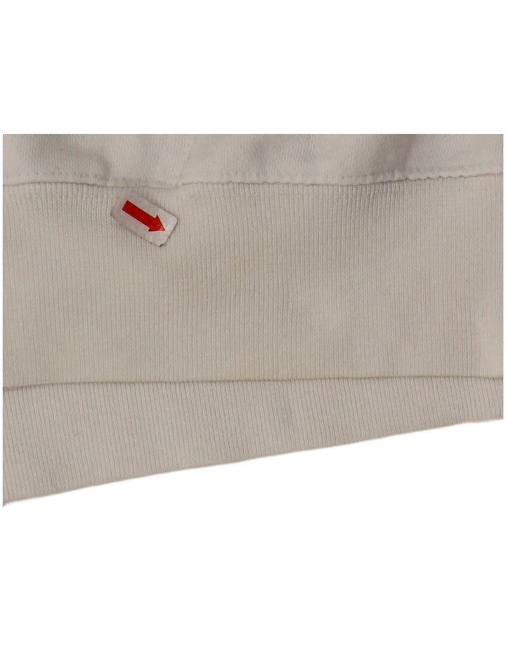 NIKE Pull à capuche pour homme UK 45/47 XL Blanc Coton