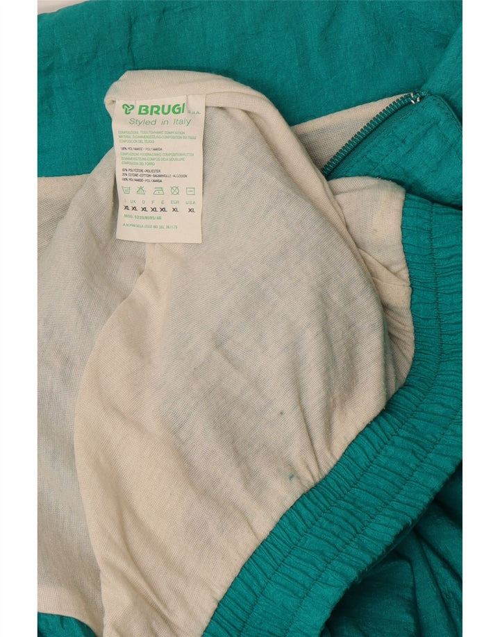Brugi Veste de Survêtement Graphique Homme XL Turquoise Polyamide