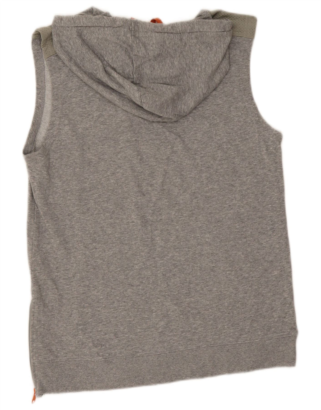 Starter Pull à capuche sans manches pour homme en coton gris moyen