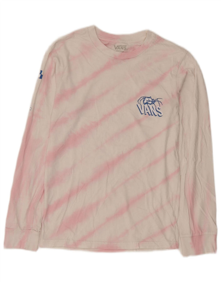 Vans Haut premium à manches longues XS en coton tie-dye blanc pour homme